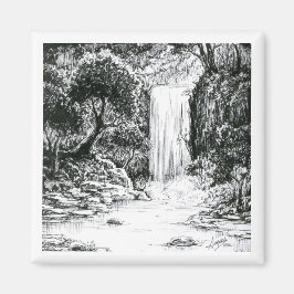 Aimant Octobre 2018 Jour 21 - Cascade dans les bois