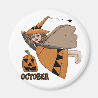 Aimant Octobre Fée