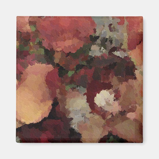 Aimant Octobre Floral (Devant)