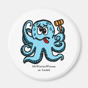 Aimant Octopus Bonk, MeWarriorWoman sur Twitch