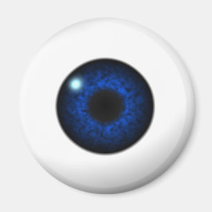 Aimant oeil bleu