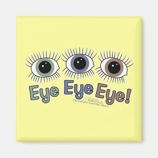 Aimant Oeil des yeux ! (Devant)