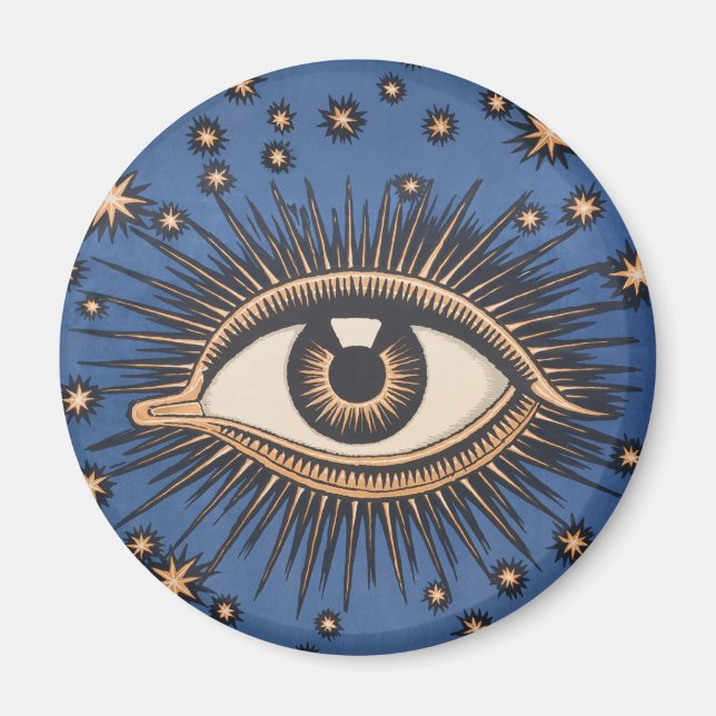 Aimant Oeil étoile Lune Celeste Nouveau (Devant)