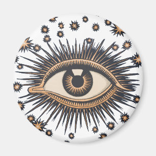 Aimant Oeil étoile Lune Celeste Nouveau