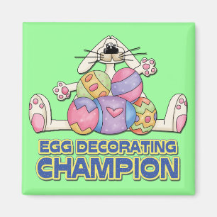 Aimant Oeuf décorant le champion