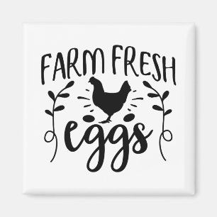 Aimant Oeufs frais de ferme