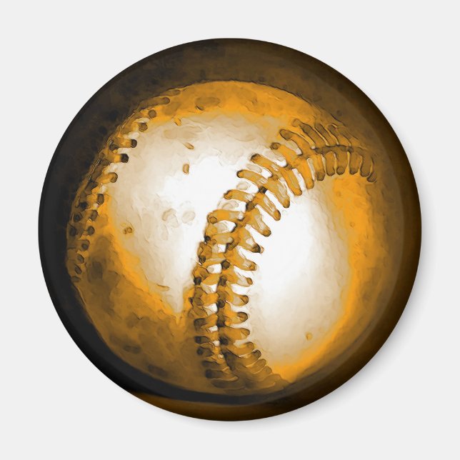 Aimant Oeuvre De Baseball (Devant)