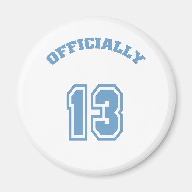 Aimant Officiellement 13 (Devant)