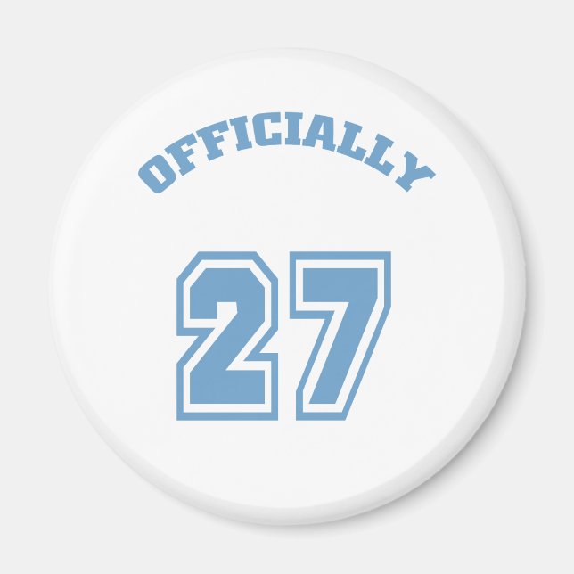 Aimant Officiellement 27 (Devant)