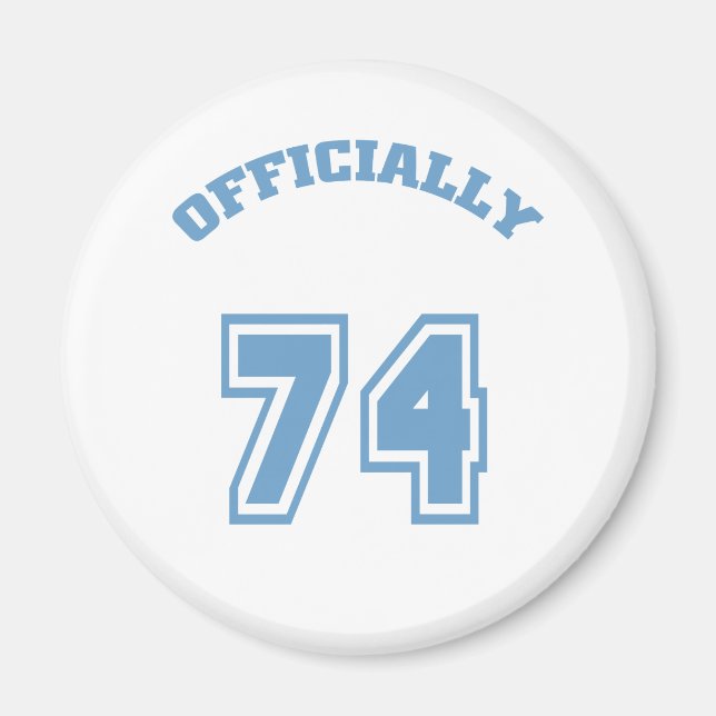 Aimant Officiellement 74 (Devant)