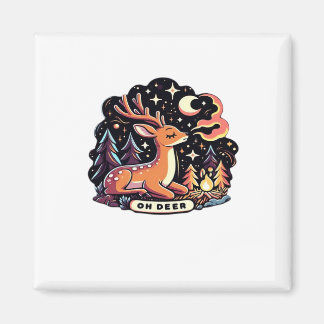 Aimant Oh Deer Contemporary Graphic Vibe 