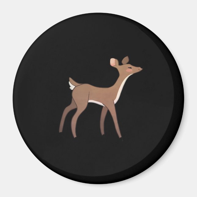 Aimant Oh Deer Me Whimsical Creative Design  (Devant)