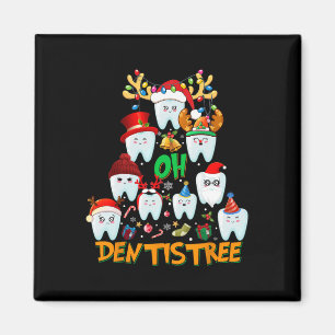 Aimant Oh Dentistree Fun Christmas Tree Dental Hygiène De