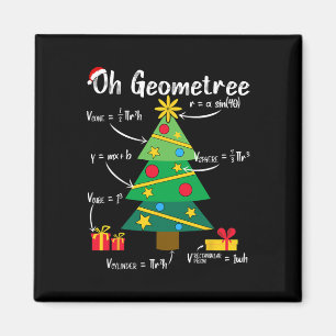 Aimant Oh geometree fun noël arbre géométrie mathématique
