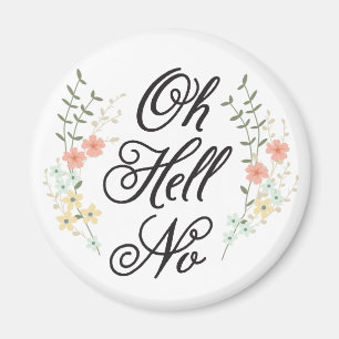 Aimant Oh Hell Pas d'aimant floral