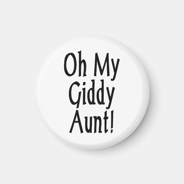 Aimant Oh Ma Tante Giddy ! (Devant)