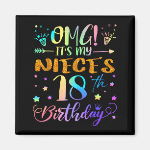Aimant Oh mon dieu, c'est l'anniversaire de ma nièce, 18