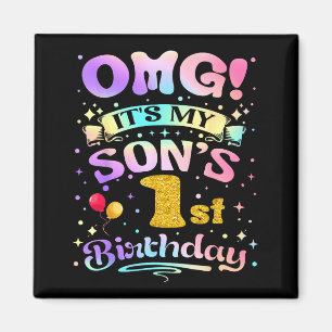 Aimant Oh mon dieu, c'est l'anniversaire de mon fils, joy