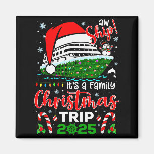 Aimant Oh mon dieu c'est un voyage de croisière de Noël 2