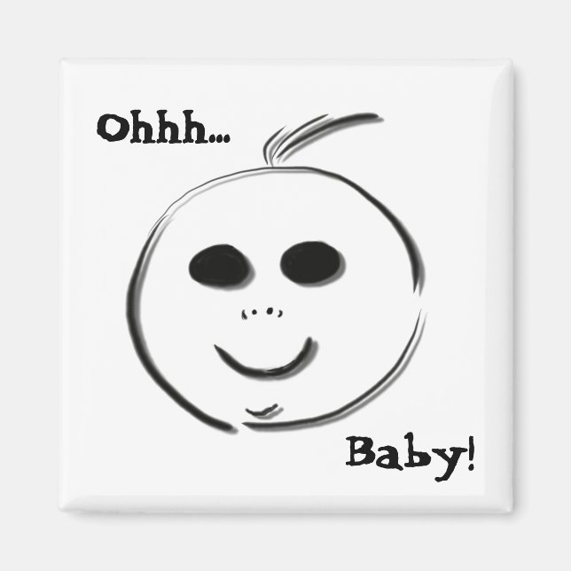 Aimant Ohh Baby ! (Devant)