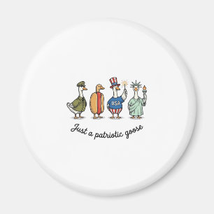 Aimant Oie Patriotique Gravure Vintage Drôle de Chemise U