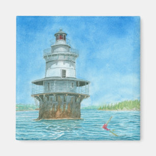 Aimant Oie Rocks Aquarelle claire