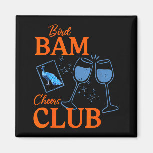 Aimant Oiseau bam acclamations club paon mahjong mah chin