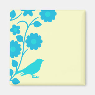 Aimant Oiseau bleu