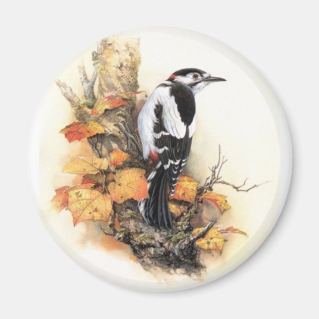 Aimant Oiseau d'automne (Devant)