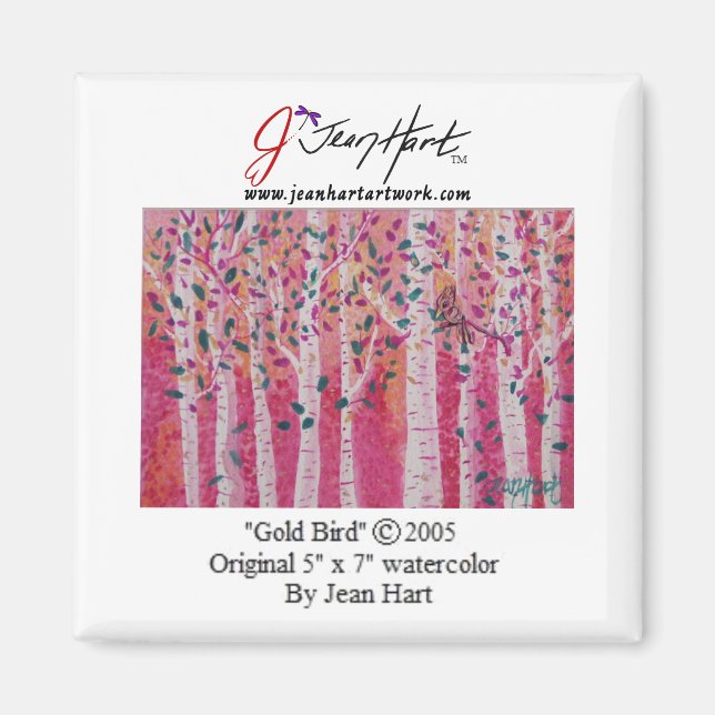 Aimant Oiseau d'or (Devant)