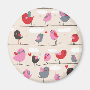 Aimant Oiseaux dans l'amour