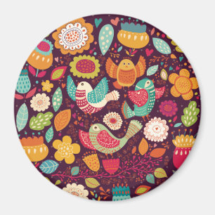 Aimant Oiseaux décoratifs