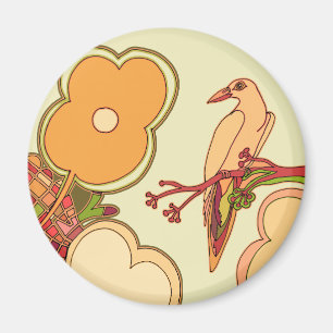 Aimant Oiseaux lunaires