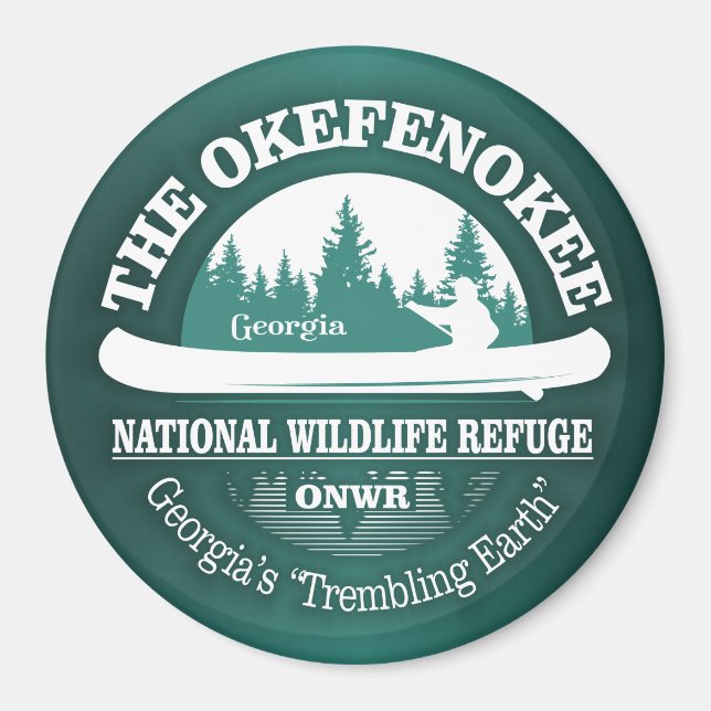 Aimant Okefenokee NWR (CT) (Devant)
