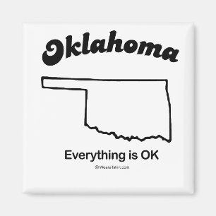 Aimant OKLAHOMA - T-shirts "OKLAHOMA STATE MOTTO" et Gea