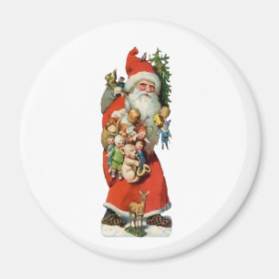 Aimant Old-fashioned de Père Noël