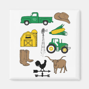 Aimant Old Macdonald a une ferme Ma vie agricole pour les