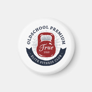 Aimant Old School Premium True 1953 Elite Fitness Club