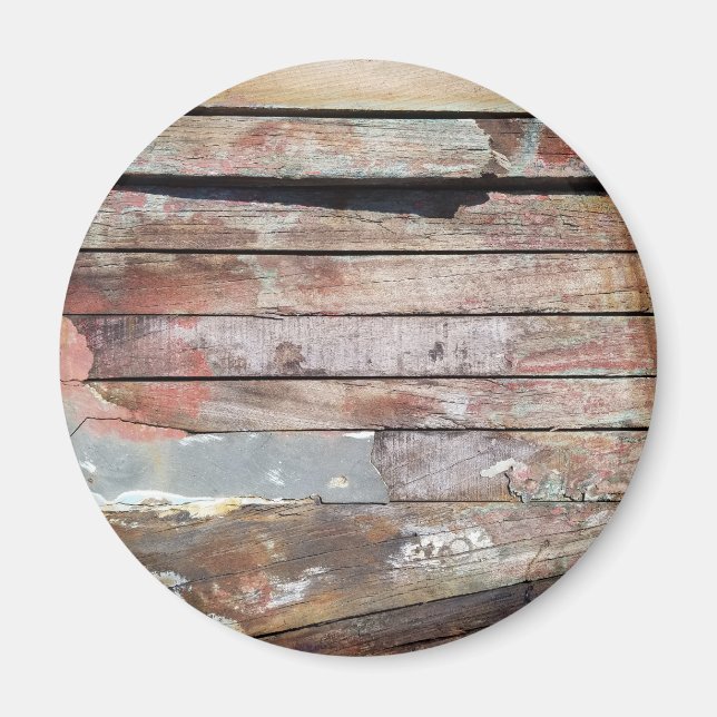 Aimant Old wood rustic boat wooden planks (Devant)