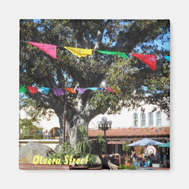 Aimant Olvera Street - Los Angeles (Devant)