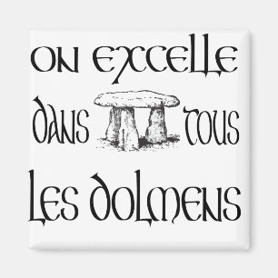 Aimant On excelle dans tous les dolmens