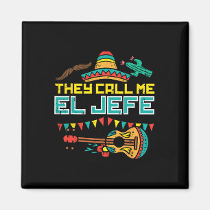 Aimant On M'Appelle El Jefe Guitare Cinco De Mayo Musique