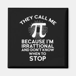 Aimant On M'Appelle Pi Funny Math Enseignant Geek 3.14 Pi
