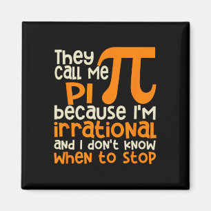 Aimant On M'Appelle Symbole Pi Irrationnel Math Pi Day Sc