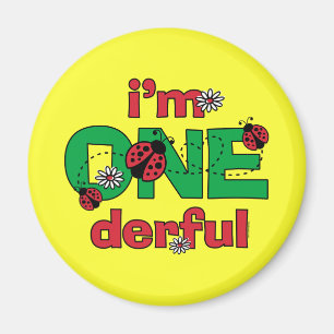 Aimant ONEderful Ladybug 1er anniversaire