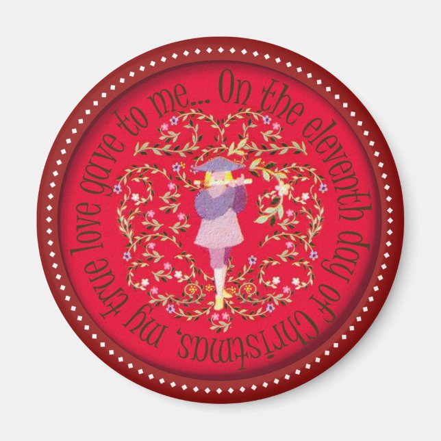 Aimant Onze caniveaux (Devant)