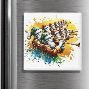 Aimant Onze tuyères   Douze jours de Noël