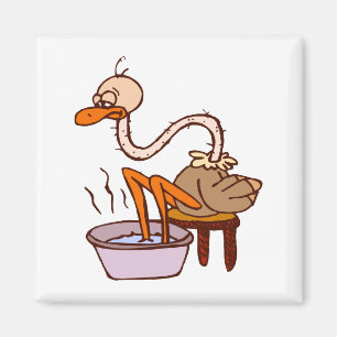 Aimant Oogie Ostrich