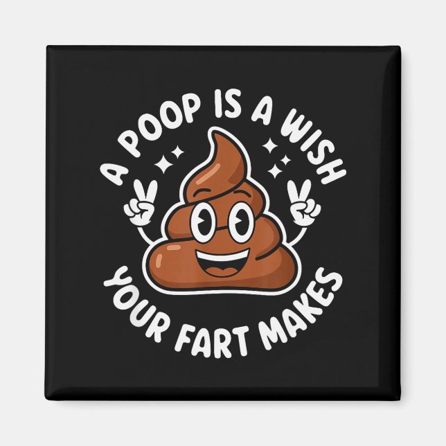 Aimant Op Emoticon A Op Is A Wish Your Fart Makes Gag Bir (Devant)