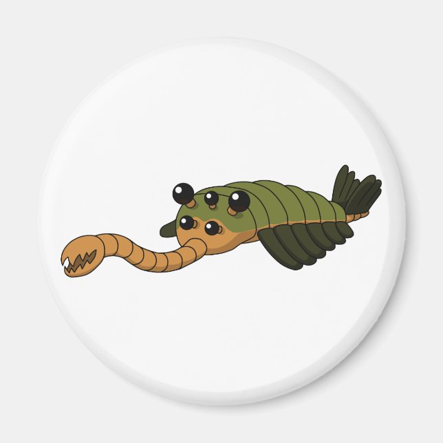 Aimant Opabinia - Animal préhistorique (Devant)